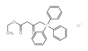 [3-(乙氧羰基)-2-氧丙基]三苯基氯化膦结构式