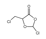 2-chloro-5-chloromethyl-1,3-dioxolan-4-one Structure