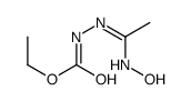 ethyl N-[1-(hydroxyamino)ethylideneamino]carbamate结构式