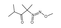 2,4-dimethyl-2-(2-methoxydiazene-1-oxide-1-yl)pentan-3-one结构式