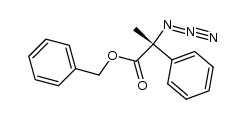 benzyl (R)-2-azido-2-phenylpropanoate结构式