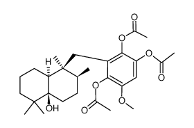 hyatoquinone triacetate Structure