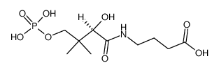D-Homopantothenic acid 4'-phosphate Structure