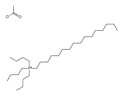tributyl(hexadecyl)phosphanium,acetate结构式