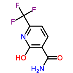 2-羟基-6-三氟甲基烟酰胺结构式