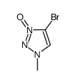 4-溴-1-甲基-1H-1,2,3-噻唑 3-氧化物结构式