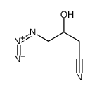 4-azido-3-hydroxybutanenitrile结构式