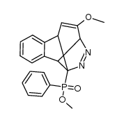 methyl (10-methoxy-3,3a,8,8a-tetrahydro-3,8-ethenoindeno[2,1-c]pyrazol-8a-yl)(phenyl)phosphinate Structure