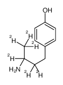 外消旋-4-(3-氨基丁基)苯酚-d6结构式