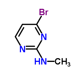 4-Bromo-N-methylpyrimidin-2-amine Structure