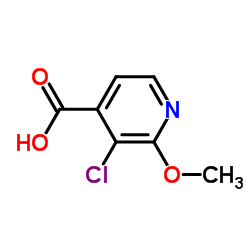 3-Chloro-2-methoxyisonicotinic acid structure
