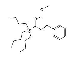 {1-{(methoxymethyl)oxy}-3-phenylpropyl}tributylstannane结构式