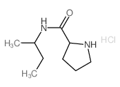 N-(sec-Butyl)-2-pyrrolidinecarboxamide hydrochloride Structure