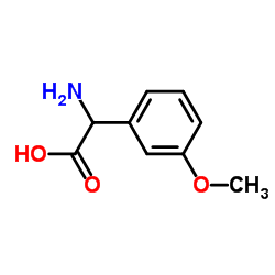 Amino(3-methoxyphenyl)acetic acid结构式