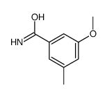 3-甲氧基-5-甲基苯甲酰胺结构式