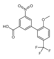 3-[2-methoxy-5-(trifluoromethyl)phenyl]-5-nitrobenzoic acid Structure