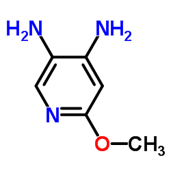 6-甲氧基-3,4-二氨基吡啶结构式
