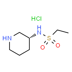 (R)-N-(Piperidin-3-yl)ethanesulfonamidehydrochloride结构式