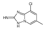 8-氯-6-甲基-[1,2,4]噻唑并[1,5-a]吡啶-2-胺结构式