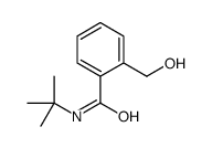 N-tert-butyl-2-(hydroxymethyl)benzamide结构式