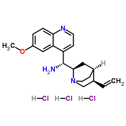 (9R)-6′-Methoxycinchonan-9-amine trihydrochloride Structure