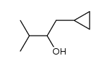 1-cyclopropyl-3-methylbutan-2-ol结构式