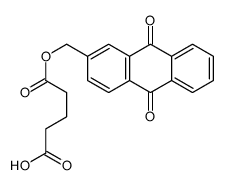 glutaryl-2-(hydroxymethyl)anthraquinone Structure