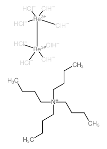 Ammonium, tetrabutyl-, octachlorodirhenate (2-) (2:1) Structure