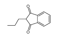 2-propylindene-1,3-dione Structure
