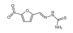 5-nitro-2-furaldehyde thiosemicarbazone Structure