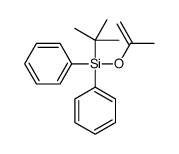 tert-butyl-diphenyl-prop-1-en-2-yloxysilane结构式