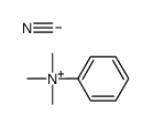 trimethyl(phenyl)azanium,cyanide Structure