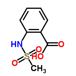 2-甲磺酰氨基苯甲酸结构式