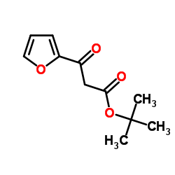 2-Methyl-2-propanyl 3-(2-furyl)-3-oxopropanoate Structure