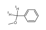 (methoxymethyl-d2)benzene结构式