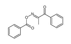 O-benzoyl-N-(1-methyl-2-oxo-2-phenylethylidene)hydroxylamine结构式