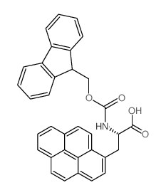 FMOC-3-(1-芘基)-L-丙氨酸结构式
