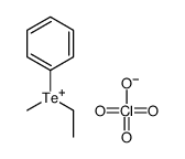 ethyl-methyl-phenyltellanium,perchlorate Structure
