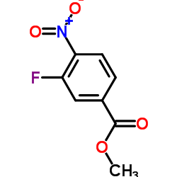 3-氟-4-硝基苯甲酸甲酯结构式