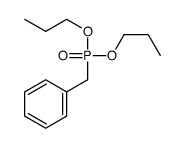 dipropoxyphosphorylmethylbenzene Structure