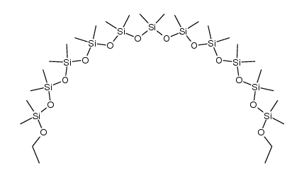 1,21-diethoxy-1,1,3,3,5,5,7,7,9,9,11,11,13,13,15,15,17,17,19,19,21,21-docosamethyl-undecasiloxane Structure