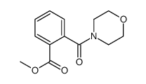 methyl 2-(morpholine-4-carbonyl)benzoate结构式