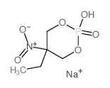5-ethyl-2-hydroxy-5-nitro-1,3-dioxa-2$l^C5H10NO6P-phosphacyclohexane 2-oxide结构式