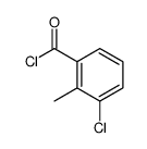 3-chloro-2-methylbenzoyl chloride Structure