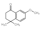 1(2H)-Naphthalenone,3,4-dihydro-7-methoxy-4,4-dimethyl- Structure
