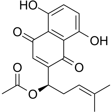乙酰紫草素结构式