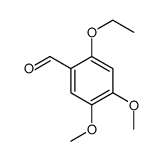 Benzaldehyde, 2-ethoxy-4,5-dimethoxy- (9CI) Structure