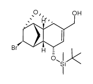 ((1R,2aS,2a1S,5R,5aS,6R,7aS,8R)-8-bromo-5-((tert-butyldimethylsilyl)oxy)-1,2a,2a1,5,5a,6,7,7a-octahydro-1,6-methanoindeno[7,1-bc]furan-3-yl)methanol Structure