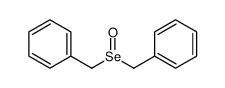 benzylseleninylmethylbenzene Structure