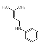 Benzenamine,N-(3-methyl-2-buten-1-yl)- Structure
